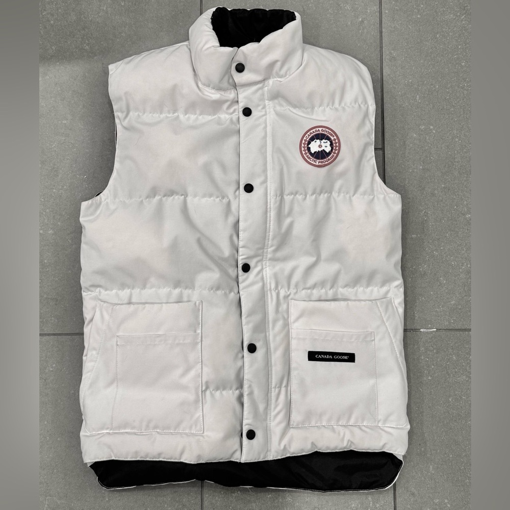 Canada Goose White Vest M